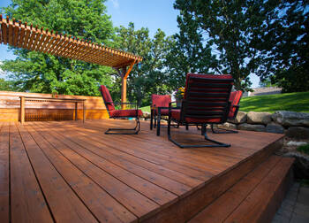 Deck staining in Alden, AL by Top One Painting LLC.