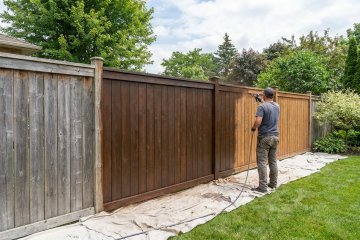 Fence Staining in Alden, Alabama by Top One Painting LLC